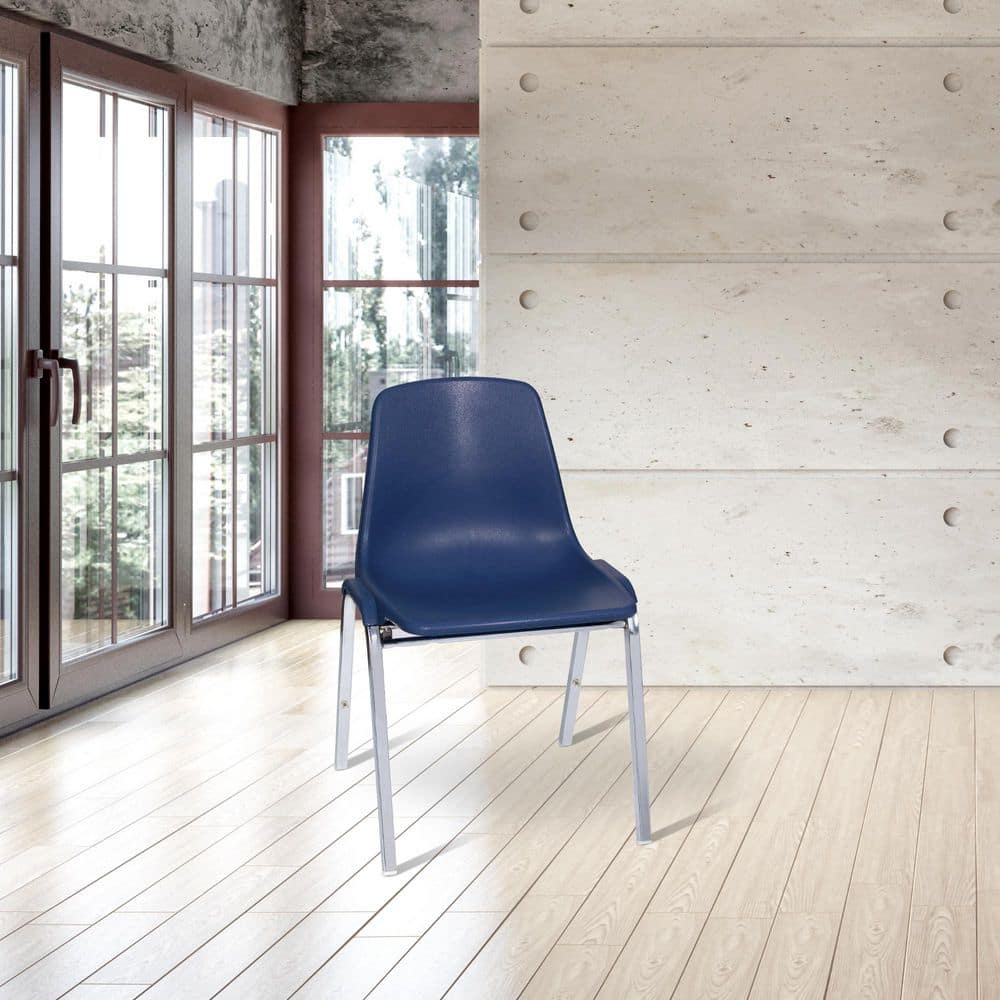 Willa Series Plastic Stack Chair, Blue, Pack of 2 price history on PriceWatchPro