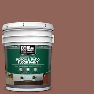 5 gal. #BXC-57 Raw Sienna Low-Lustre Enamel Interior/Exterior Porch and Patio Floor Paint