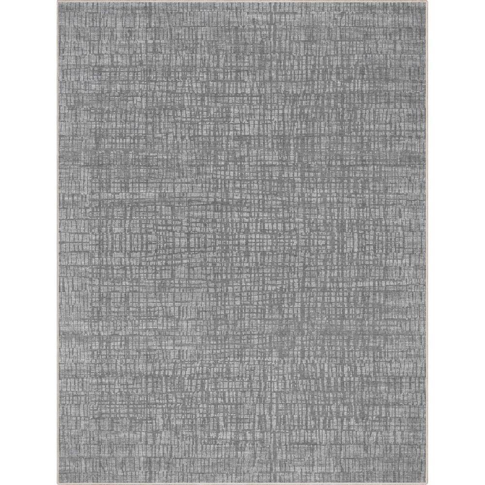 Gray 7 ft. 7 in. x 9 ft. 10 in. Abstract Nightscape Modern Geometric Flat-Weave Area Rug price history on PriceWatchPro
