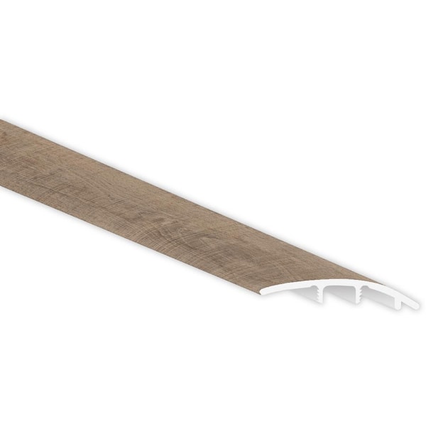 A&A Surfaces Rustic Pecan 1/3 in. T x 1.77 in. W x 94 in. L Luxury Vinyl Surface Reducer Molding