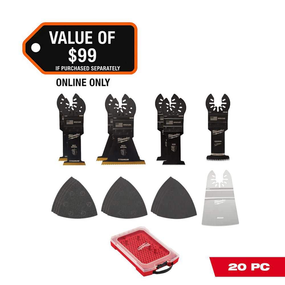 Oscillating Multi-Tool Blade Kit (20-Piece) price history on PriceWatchPro