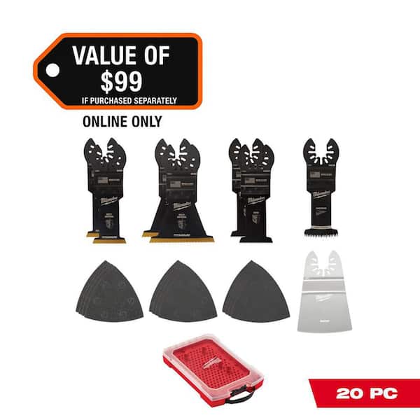 Oscillating Multi-Tool Blade Kit (20-Piece)