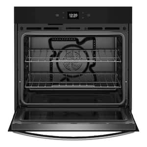 30 in. Single Electric Wall Oven with Convection and Self-Cleaning Fingerprint Resistant Stainless Steel