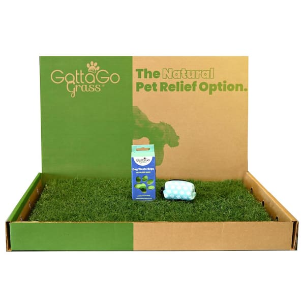 Unbranded Gotta Go Grass Bermuda Refill Plus Waste Bags Plus Waste Bag Dispenser Plus Squeaky Toy