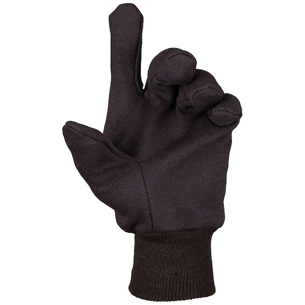 Heavyweight Black Jersey Work Gloves
