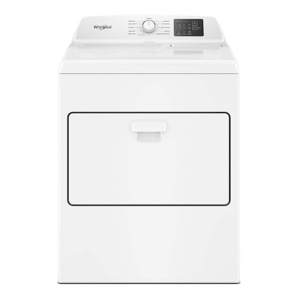 7.0 cu. ft. Vented Front Load Gas Dryer in White with Adaptive Dry and Wrinkle Shield option