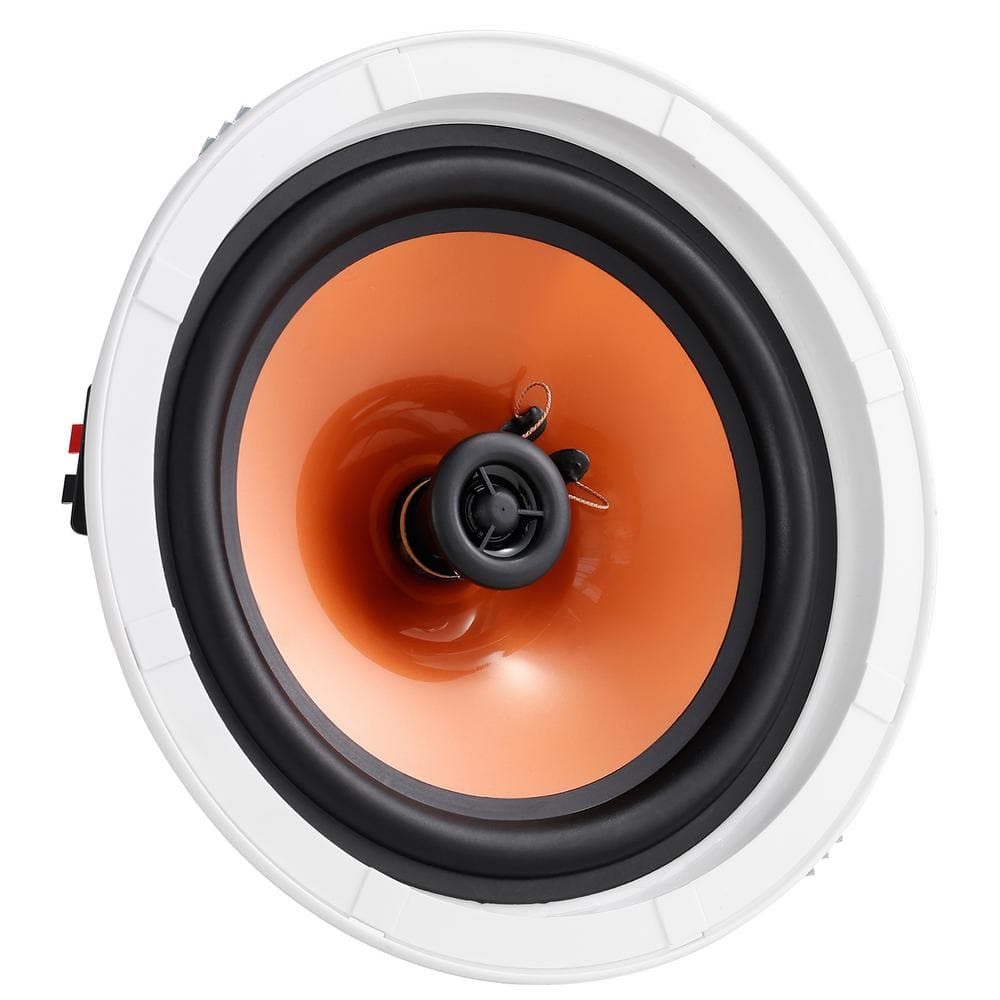 4-Pack 8 in. Ceiling Speakers, 100-Watt Flush Mount System with 8Ω Impedance, 89dB Sensitivity price history on PriceWatchPro