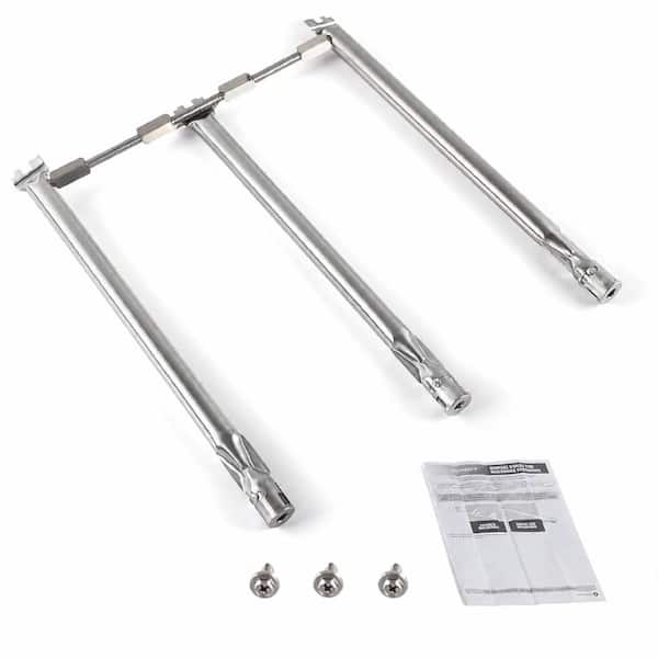 Weber Spirit II and GS4 Spirit 300 Series Stainless Steel Burner Tube Set - E-310, E-320, E-330, S-310, Replaces