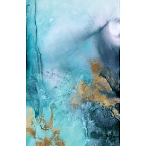 54 in. x 84 in. ''Gold Under the Sea I'' by Eva Watts Canvas Wall Art