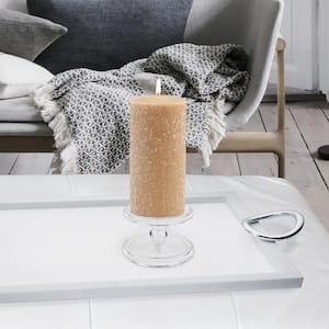 3 in. x 6 in. Timberline Taupe Pillar Candle