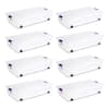 Sterilite 60 Quart ClearView Latch Lid Wheeled Underbed Storage Box, (16  Pack) - 3.5 - Bed Bath & Beyond - 36137631