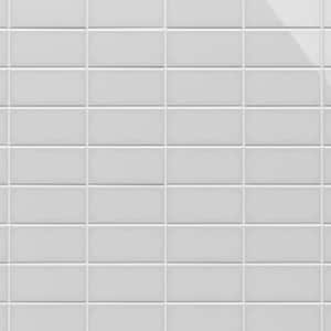 Remington Light Gray 2.95 in. x 5.9 in. Polished Porcelain Wall Tile (5.32 sq. ft./Case)