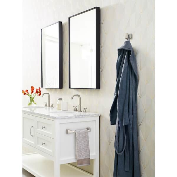Revitalize 9 in. Wall Mounted Towel Bar in Brushed Nickel