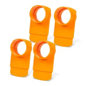 2-1/2 in. Integrated Blast Gate Clog Resistant Anti Gap Tapered ABS Plastic Fitting for Dust Collection Systems (4-Pack)