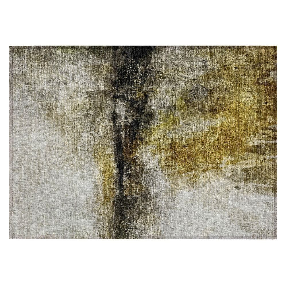 Chantille Machine Washable Indoor/Outdoor Abstract ACN2739 Wheat 2 ft. x 3 ft. Accent Rug price history on PriceWatchPro