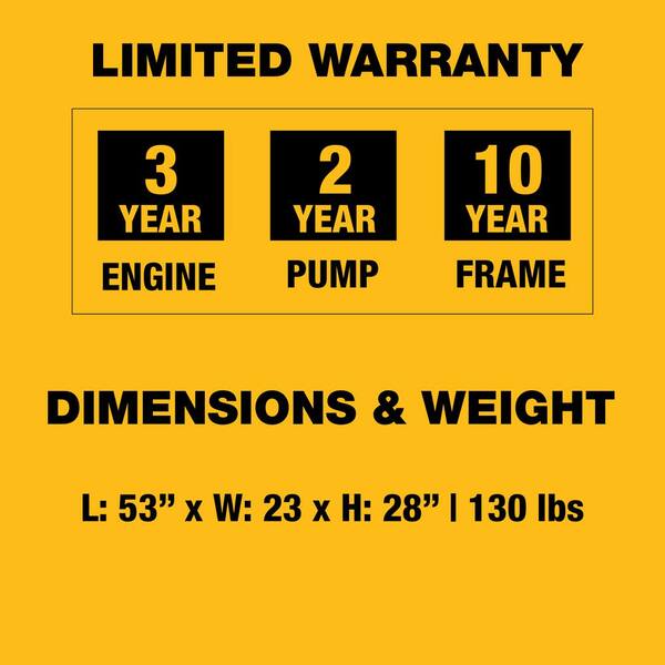 Reviews for DEWALT 4200 PSI 4.0 GPM Gas Cold Water Pressure Washer with HONDA GX390 Engine Pg 1 The Home Depot