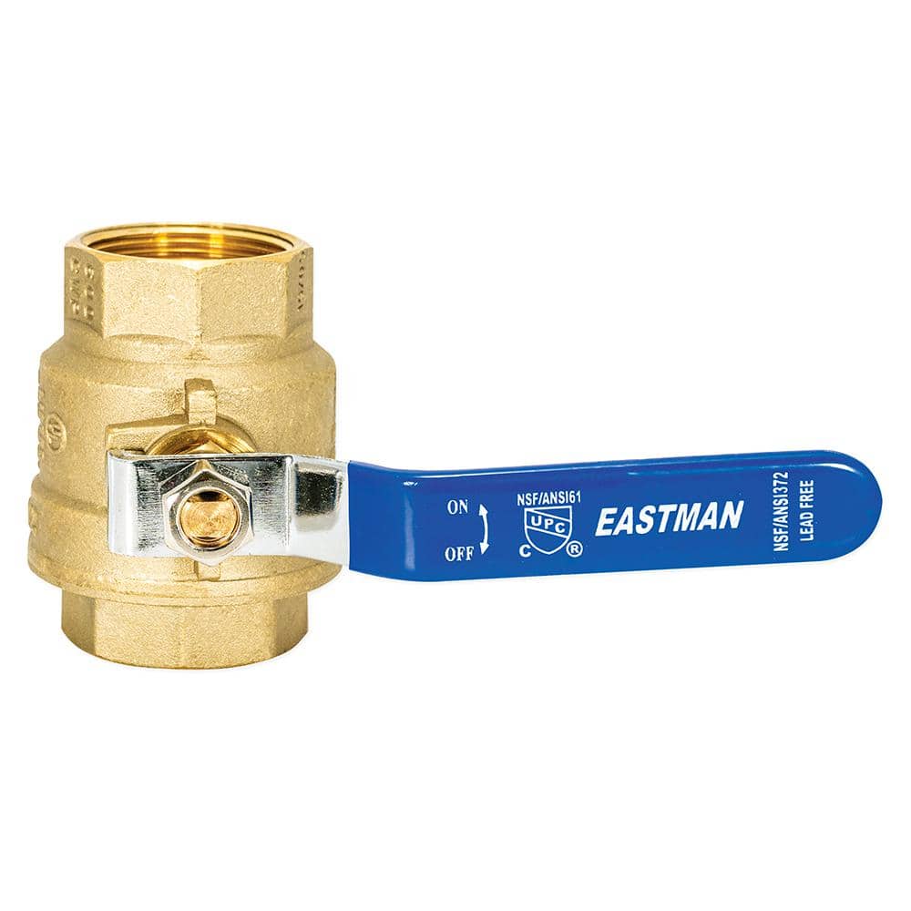 Heavy-Duty Brass 1-1/2 Inch Full Port Ball Valve
