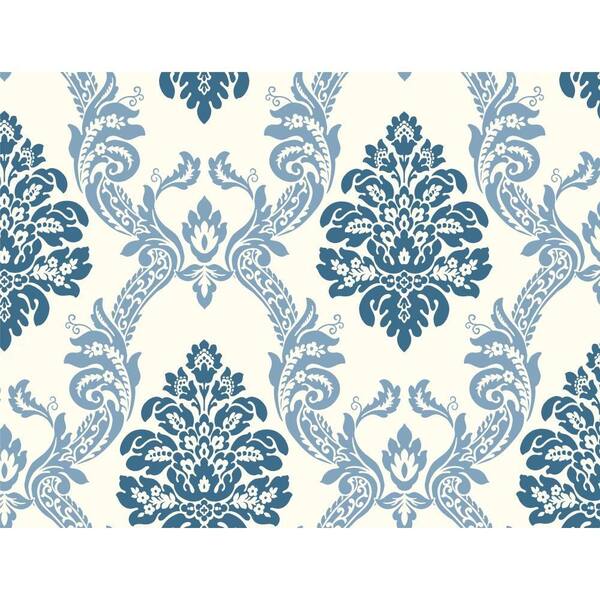 York Wallcoverings Pattern Play Ogee Damask Paper Strippable Roll Wallpaper (Covers 60.75 sq. ft.)