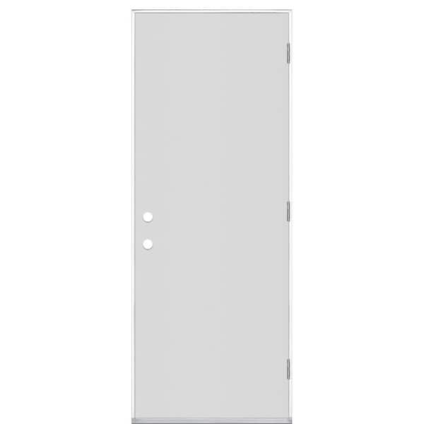 Masonite 30 in. x 80 in. Utility Flush Primed Left Hand Masonite 30 in. x 80 in. Utility Flush Primed Left Hand