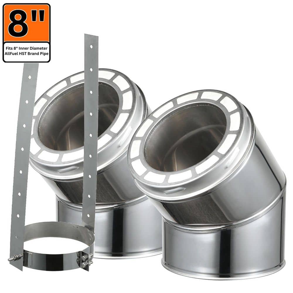 chimney イエティくん ２セット allfuel-hst-chimney-pipe-bl-ev