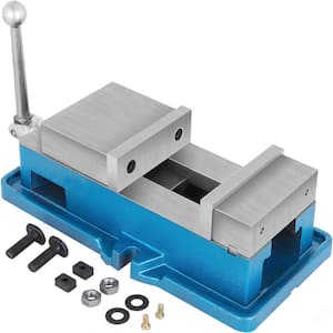 Lock Vise Milling Machine 5 in. Precision Lock Down Vise with Powerful Clamping Force for Sawing, Filing, Chiseling