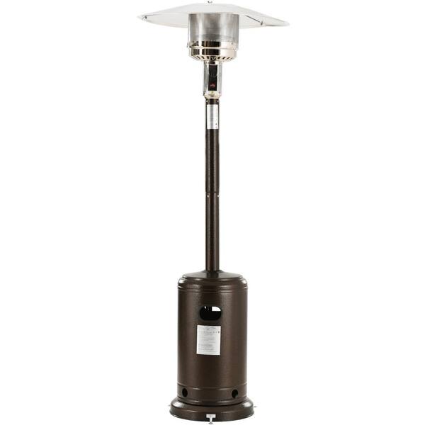 48,000 BTU Iron Standing Propane Gas Patio Heater with Moving Wheels  WYB219PH2 - The Home Depot