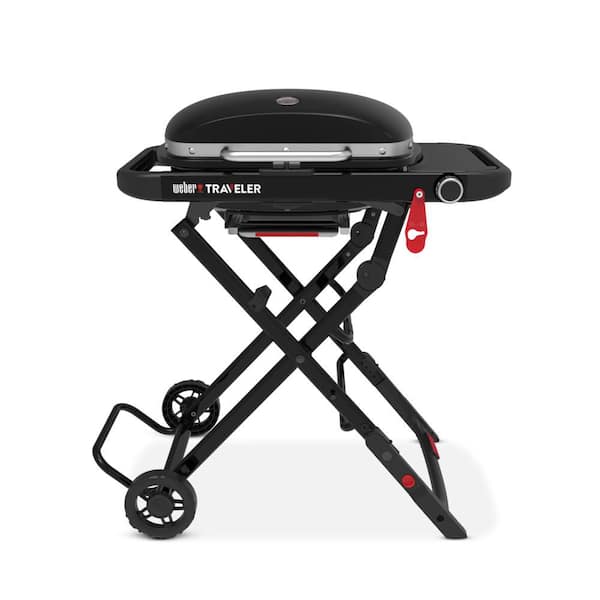 Traveler Compact 32 in. Portable Propane Gas Grill in Black