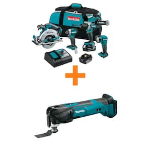 18-Volt LXT Lithium-Ion Brushless Cordless Combo Kit 5.0Ah and 18-Volt LXT Variable Speed Oscillating Multi-Tool