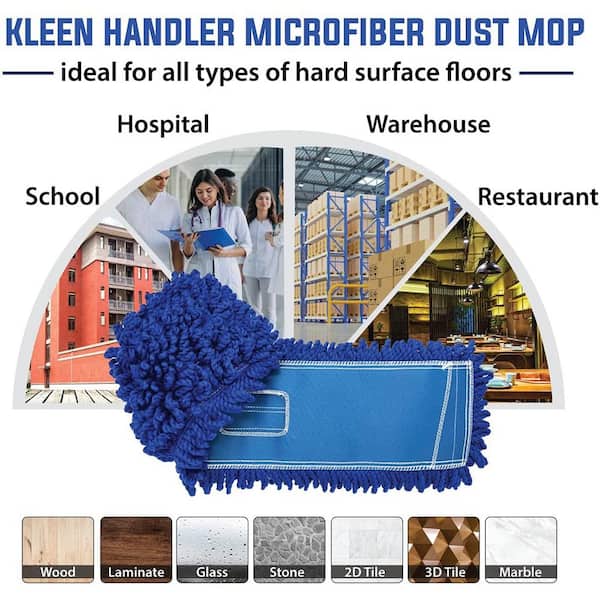 Wilen® Twister Loop™ Dust Mop - 24 x 5, Blue