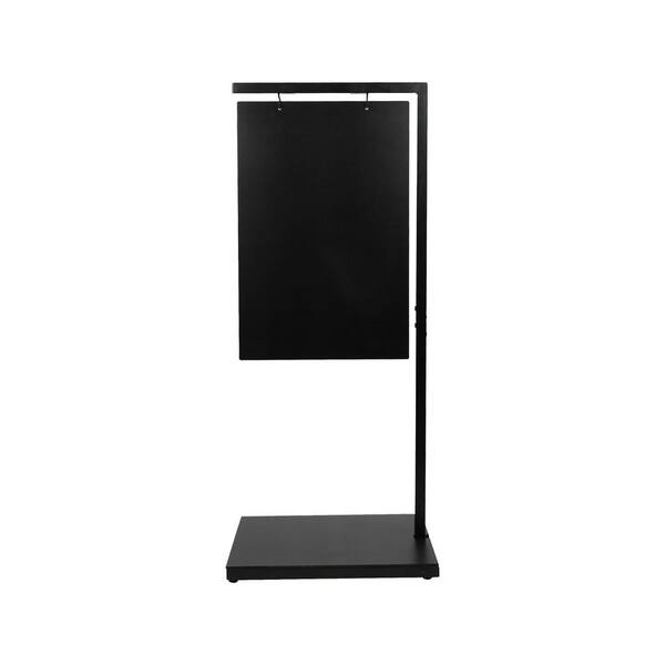 Afoxsos 1-Pack Double-Sided Hanging Chalkboard Sign Board with