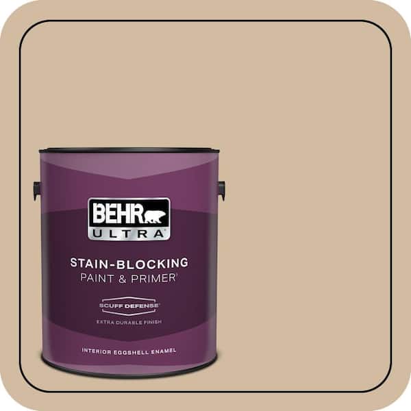 BEHR ULTRA 1 gal. #N270-3 Coco Extra Durable Eggshell Enamel Interior Paint & Primer