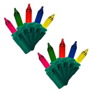 100-Light Designer Series Multi-Colored Mini Light Set (Set of 2)