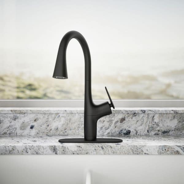 KOHLER Safia 1-Handle Pull Down Sprayer Kitchen Faucet with