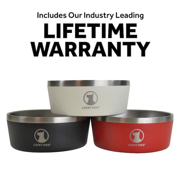 Premium Slanted Square Stainless Steel Bowl – Indestructible Dog