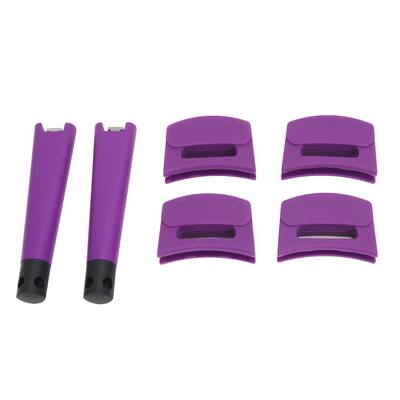 Noir 7-Piece Silicone Handle Pack for Cookware Set Purple