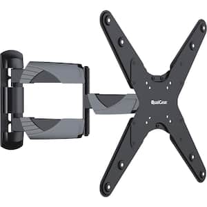 Universal Ultra Slim Low-Profile Full-Motion Wall Mount for 23 in. - 55 in. TVs, Black [UL Listed]