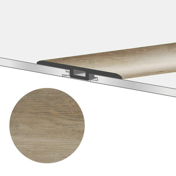 MaxCore Jasper 1-3/4 in. W x 47-1/4 in. L x 0.27 in. T Vinyl Reducer Molding Trim