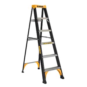 6 ft. Fiberglass Step Ladder Type II - 225 lbs.