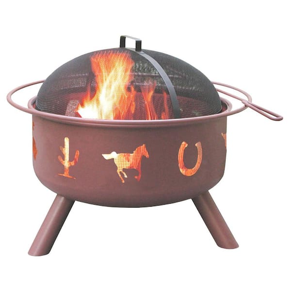 LANDMANN Big Sky Western Georgia Clay Fire Pit