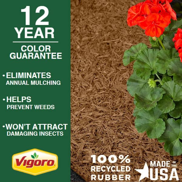 37.5 cu. ft. Cypress Shredded Bulk Rubber Mulch (25 Bags)