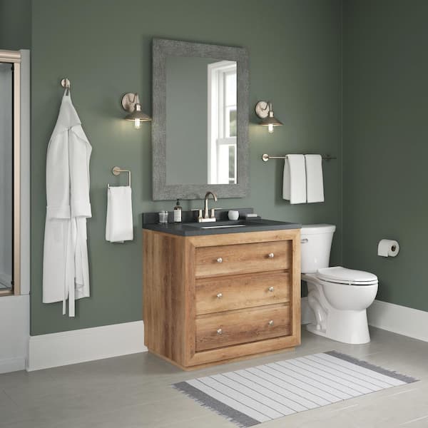 Delta Trinsic Wall Mount Square Open Towel Ring Bath Hardware