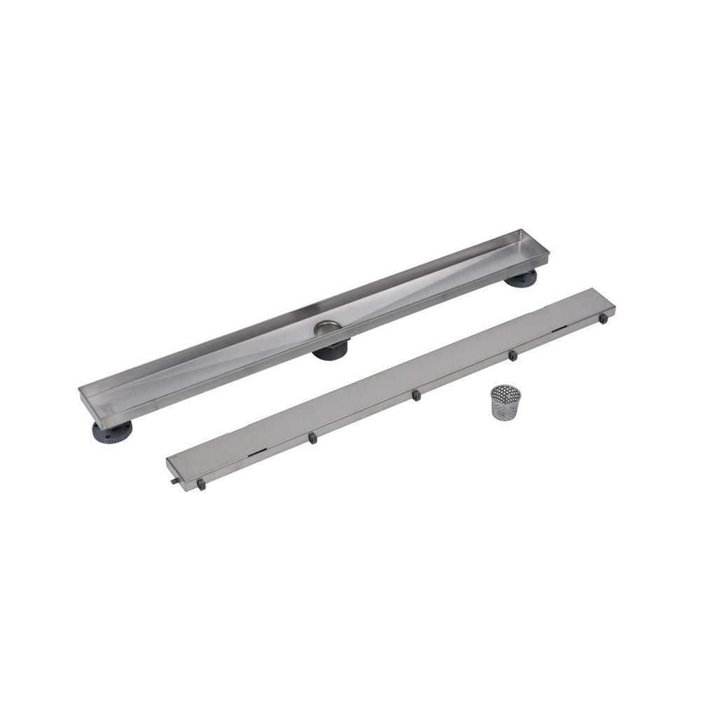 32" Stainless Steel Tile-In Linear Shower Drain