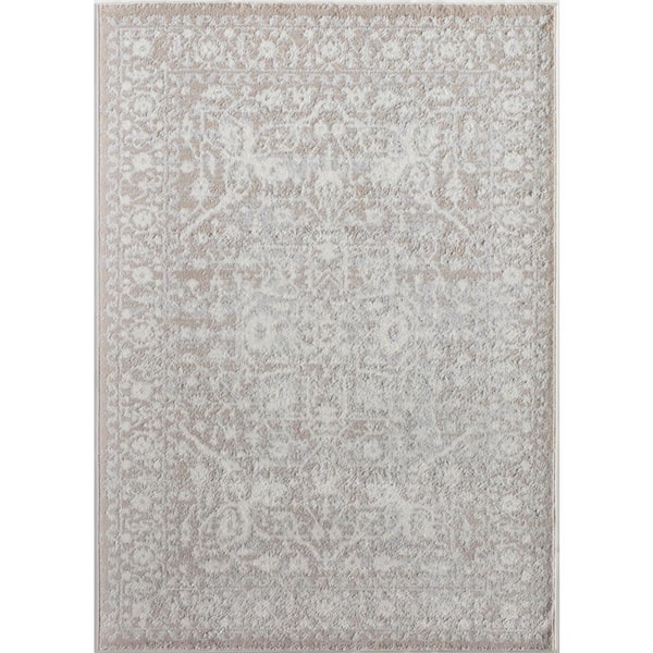 Rugs America Lennox Vanilla Beige 8 ft. x 10 ft. Area Rug