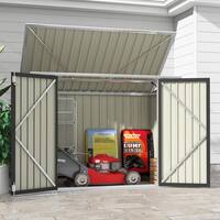 3 ft. W x 6 ft. D Horizontal Metal Shed, Outdoor Storage Shed with Double Lockable Doors (17.8 sq. ft.)