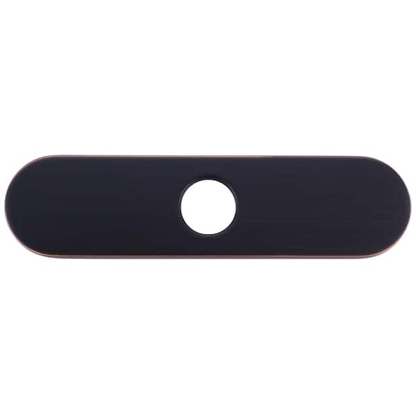 ALEASHA 10 in. Escutcheon Plate in Oil Rubbed Bronze