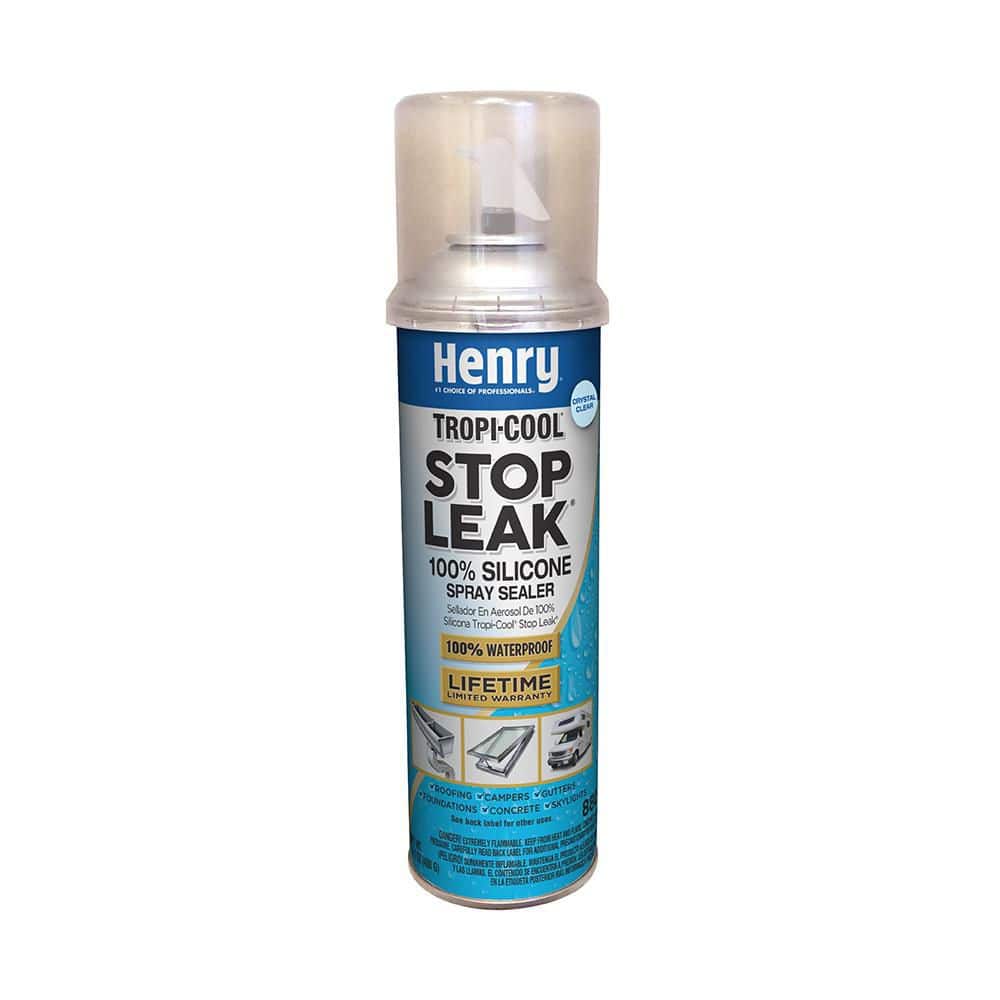 Henry - 880 Tropi-Cool Stop Leak Clear 100% Silicone Spray Sealer 14.1 oz.