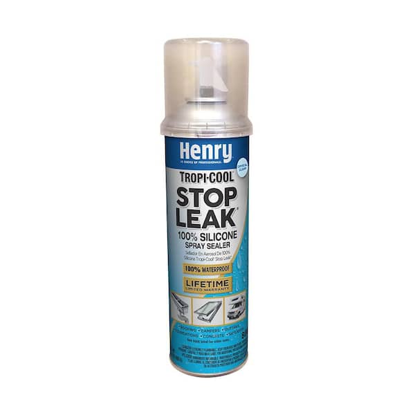 880 Tropi-Cool Stop Leak Clear 100% Silicone Spray Sealer 14.1 oz.