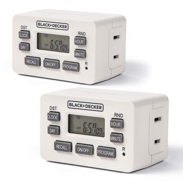 Delicate Digital Timer Switch EU Plug Timer Outlet Programmable Timing Socket 