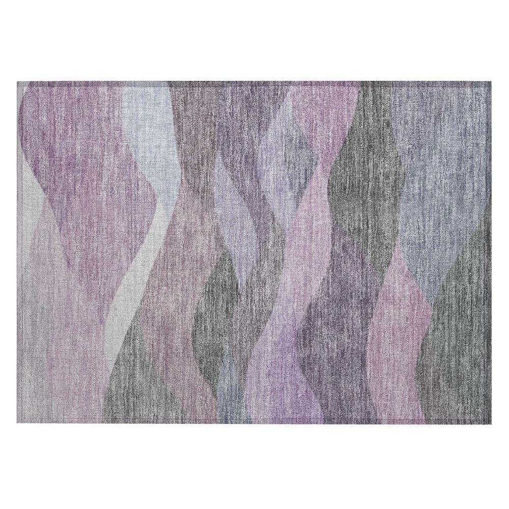 Chantille Machine Washable Indoor/Outdoor Abstract ACN2378 Plum 2 ft. x 3 ft. Accent Rug price history on PriceWatchPro
