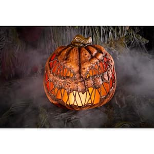 16 in. LED Stitched Jack-O-lantern